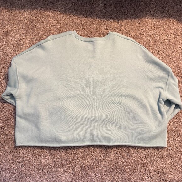 Buffalo Light Sage Green Fleece Sweatshirt – Size Large - Picture 4 of 4